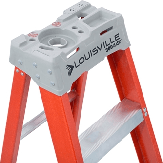 Louisville FS1500 Fiberglass Step Ladder / A-Type Ladder (300 lbs - Orange) - KHM Megatools Corp. Louisville FS1500 Fiberglass Step Ladder / A-Type Ladder (300 lbs - Orange) - KHM Megatools Corp.